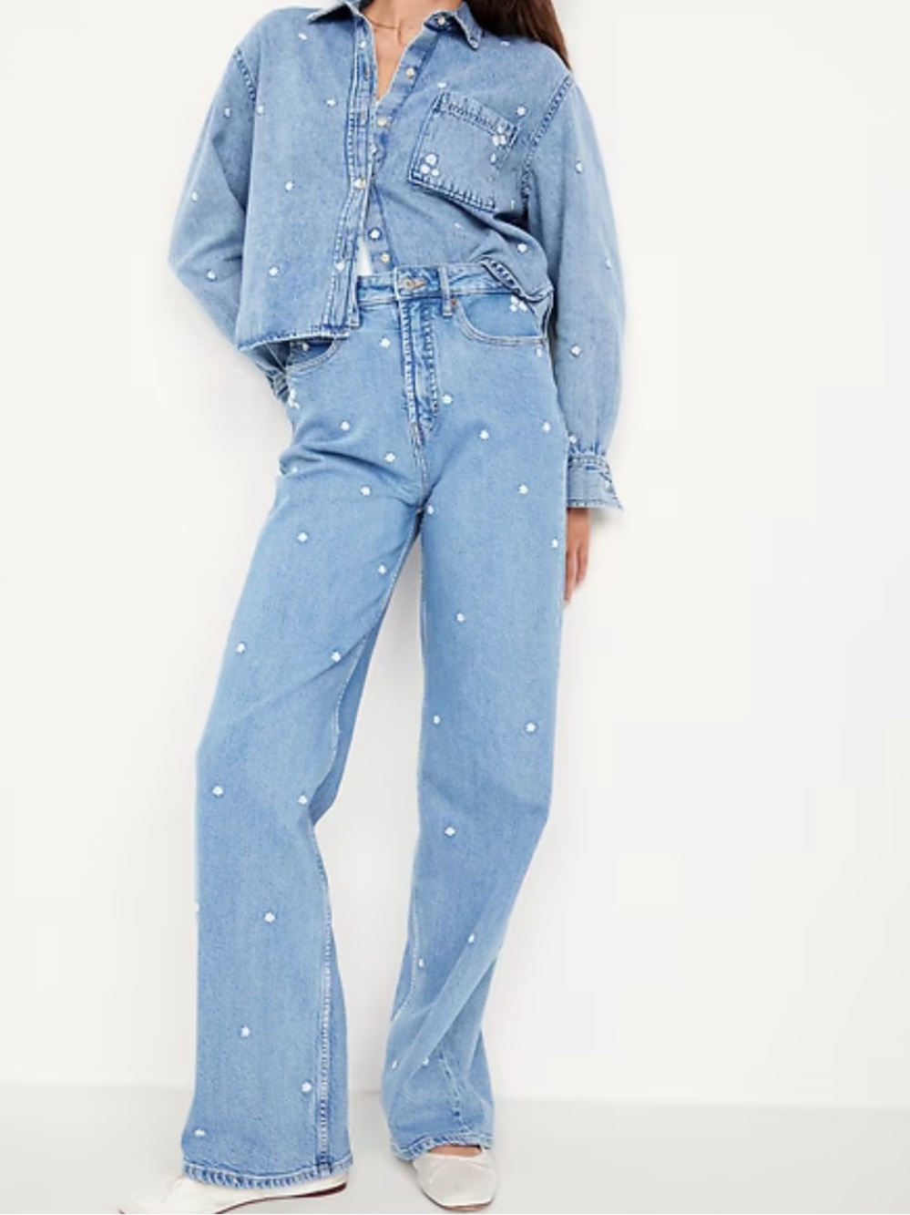 Old Navy Daisy Wide Leg Jeans